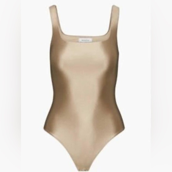 ❌SOLD Babaton Satinette Squareneck Bodysuit - Picture 1 of 3